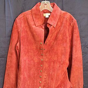 Christoper & Banks Suede Jacket/Blazer